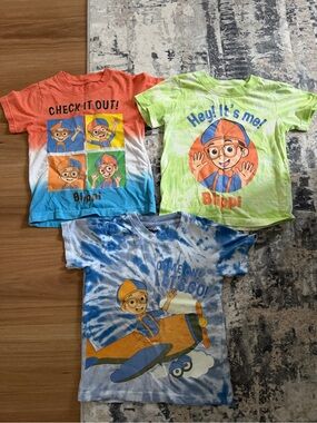 BLIPPI Kids' Short Sleeve Graphic Tee - Set of 3